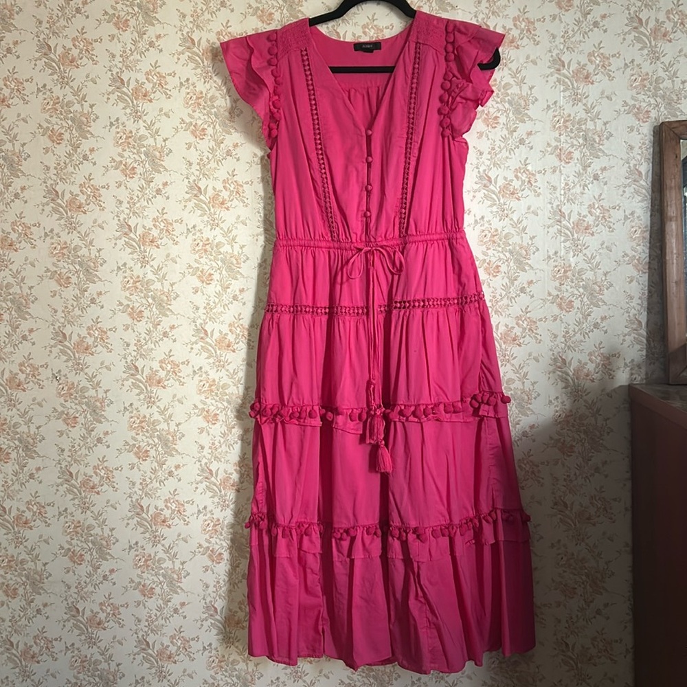 J. Crew Pink Summer Dress